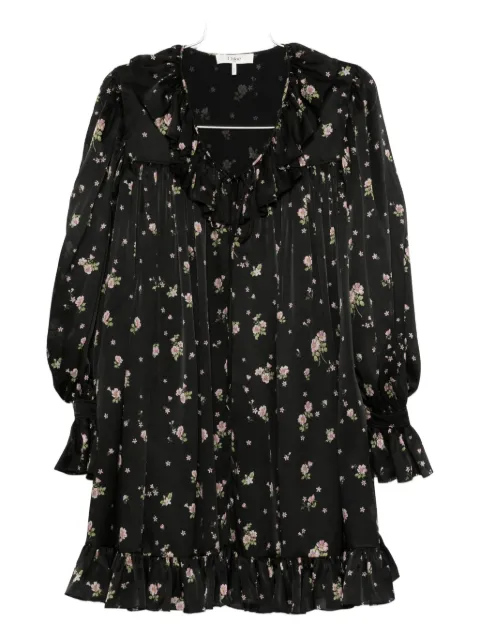 Chloé floral ruffled mini dress