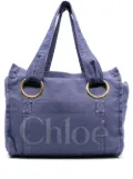 Chloé large Plage tote bag - Blue