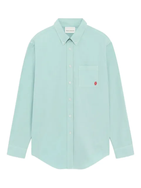 Drôle De Monsieur pocket embroidered shirt