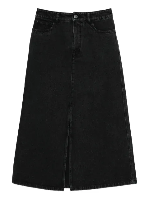 A.P.C. Jeans-Midirock mit Schlitz