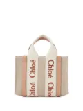 Chloé mini Woody tote bag - Neutrals
