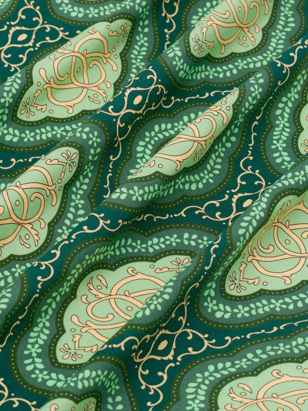 Drôle De Monsieur Overhemd met korte mouwen en patroon Groen