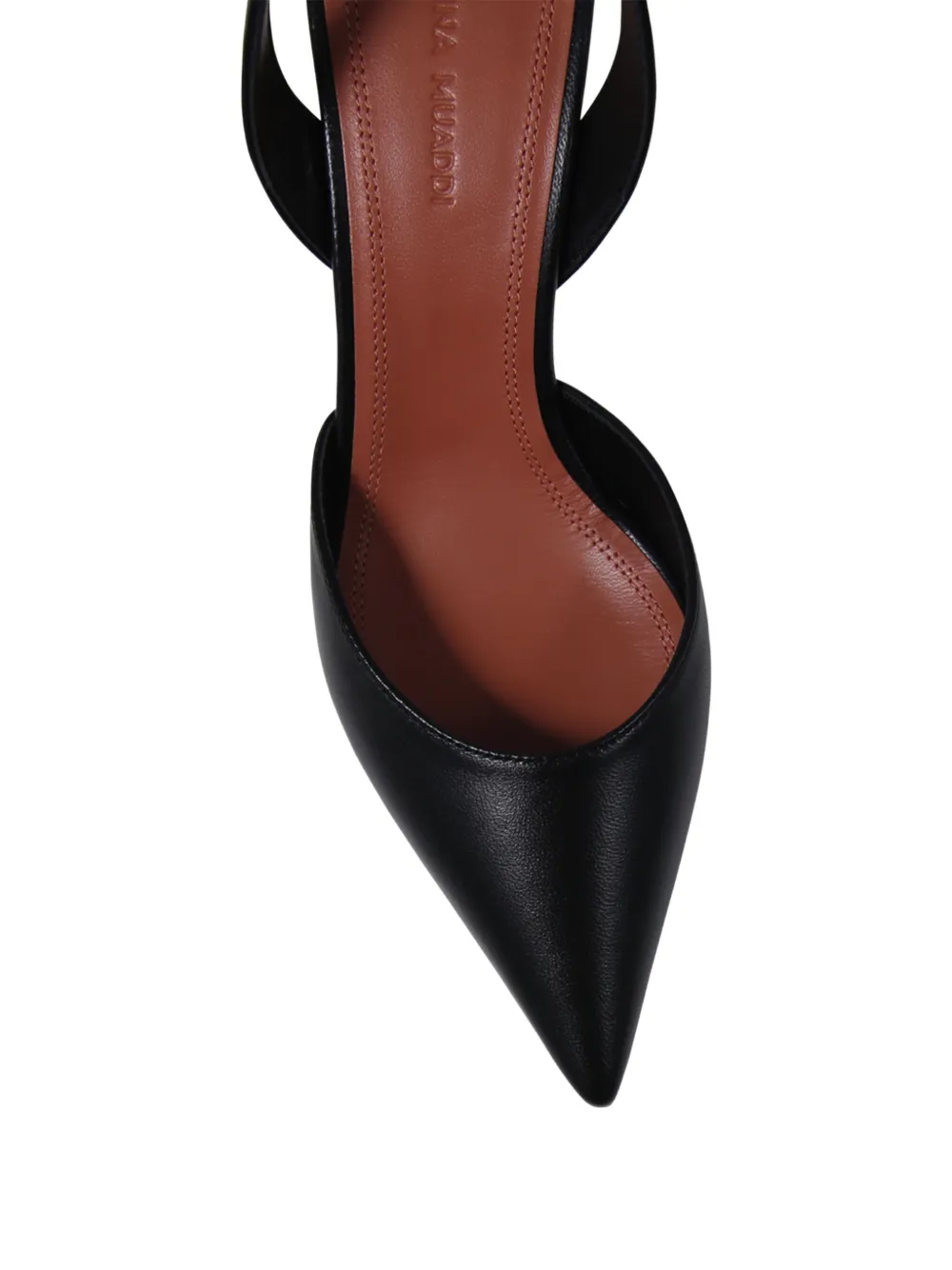 Amina Muaddi 70 mm Holli slingback pumps Zwart