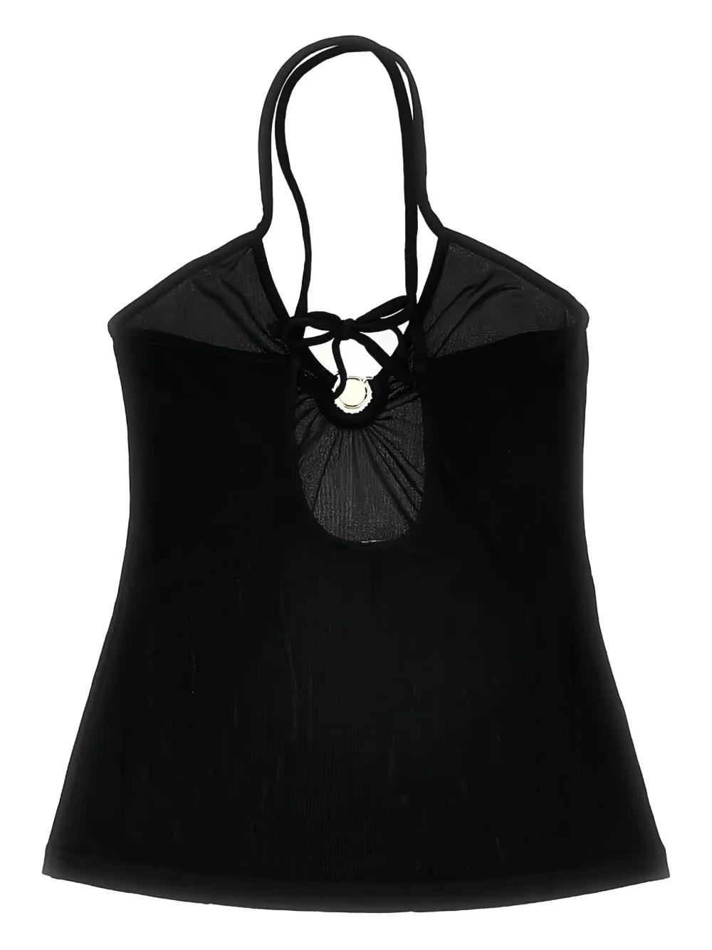 Emporio Armani logo-plaque top Zwart