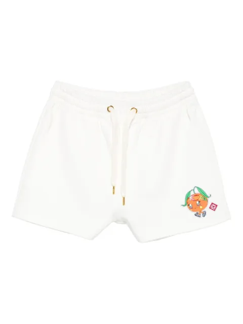 Casablanca  drawstring organic-cotton shorts