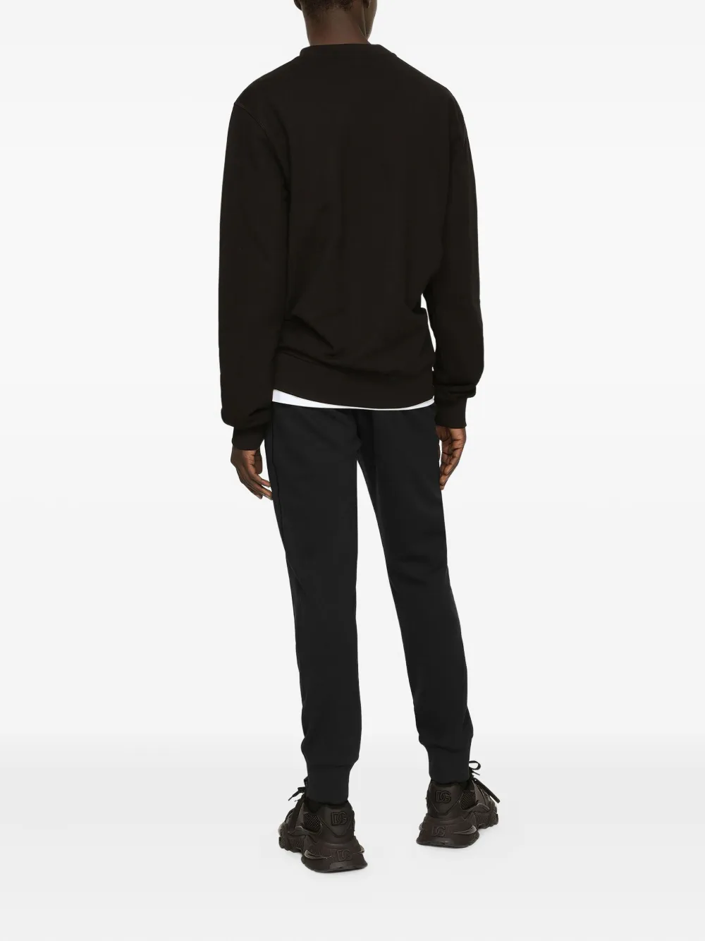 Dolce & Gabbana Sweater met logoplakkaat Zwart