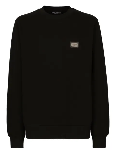 Dolce & Gabbana logo-plaque sweatshirt