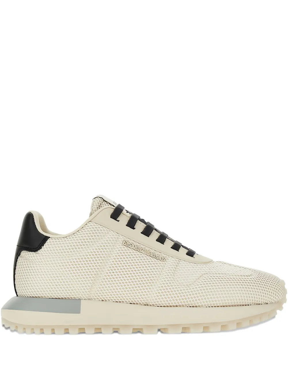 Emporio Armani mesh sneakers Neutrals