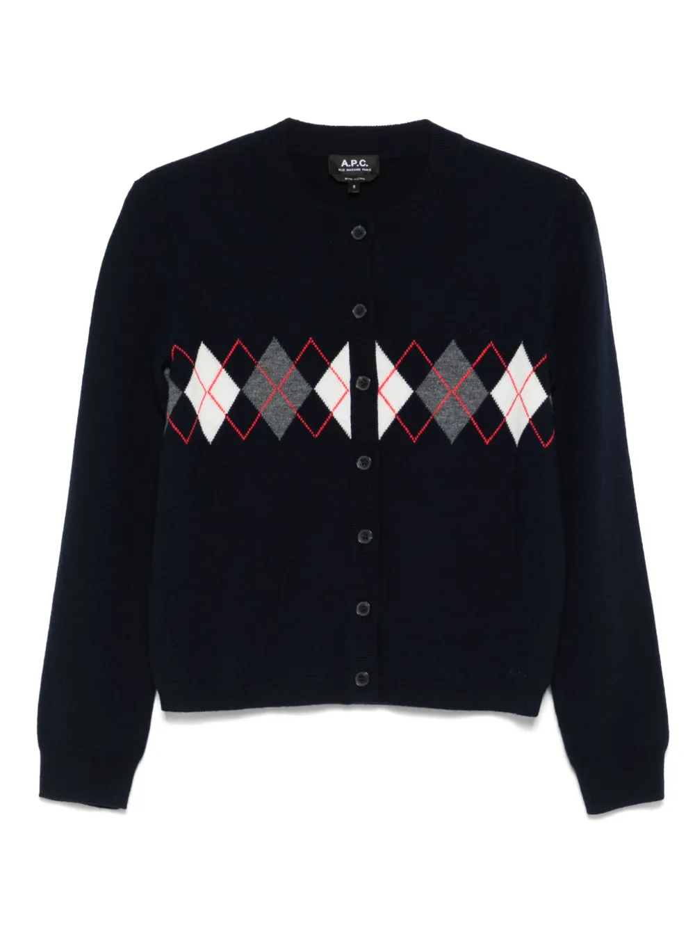 A.P.C. ボタン カーディガン | ブルー | Image 1