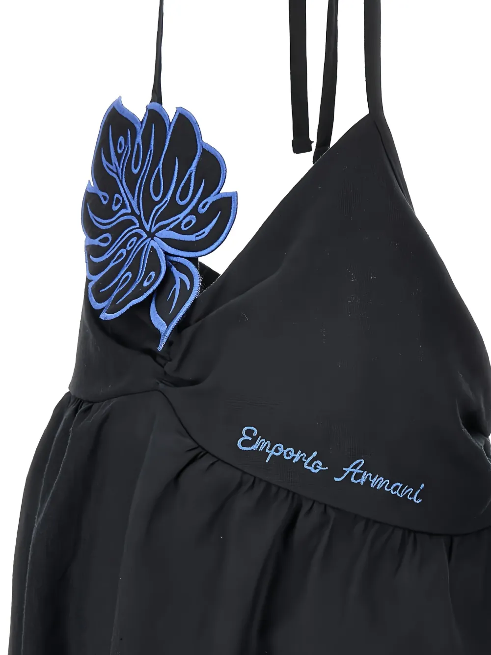 Emporio Armani long dress - Zwart