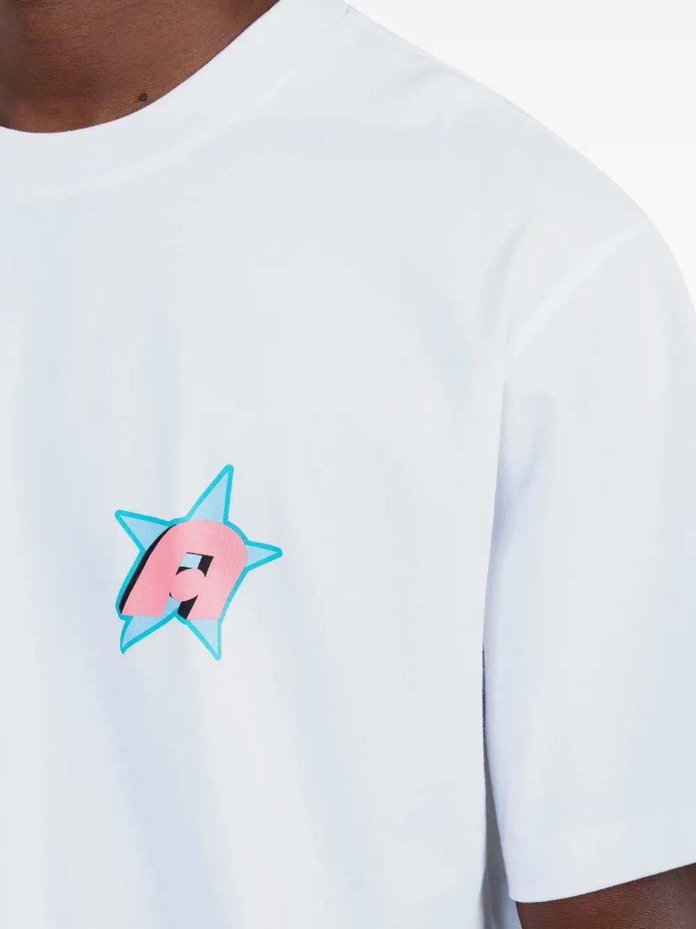 Awake NY Katoenen T-shirt Wit