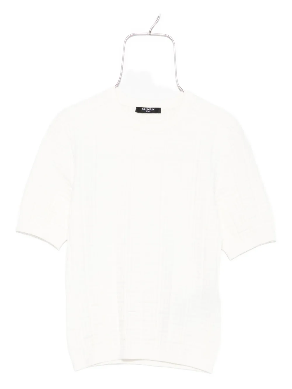 Balmain Textured Short-sleeve T-shirt