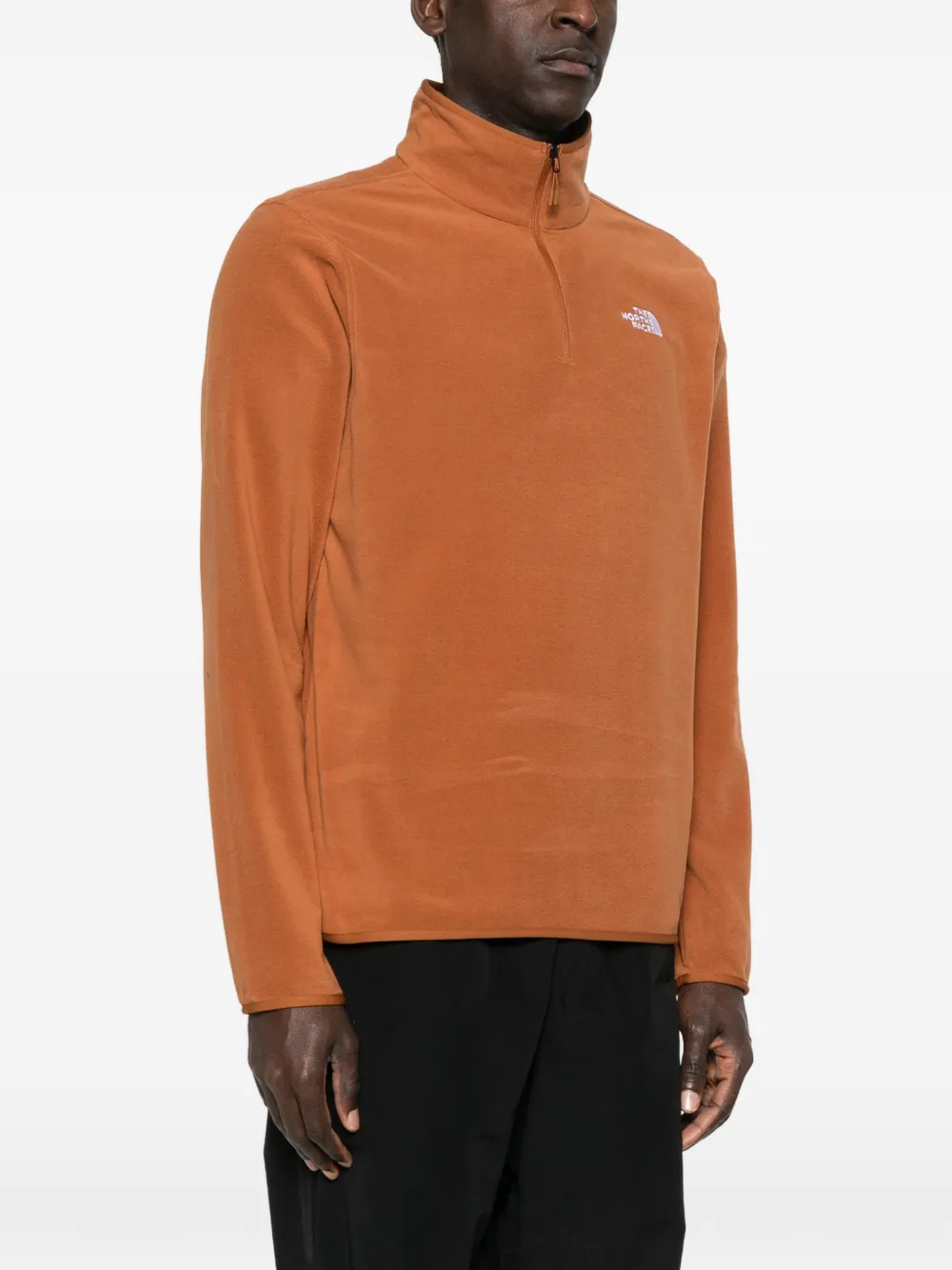 The North Face Sweater met kwart rits Bruin
