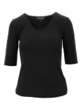 Emporio Armani scoop-neck T-shirt - Black