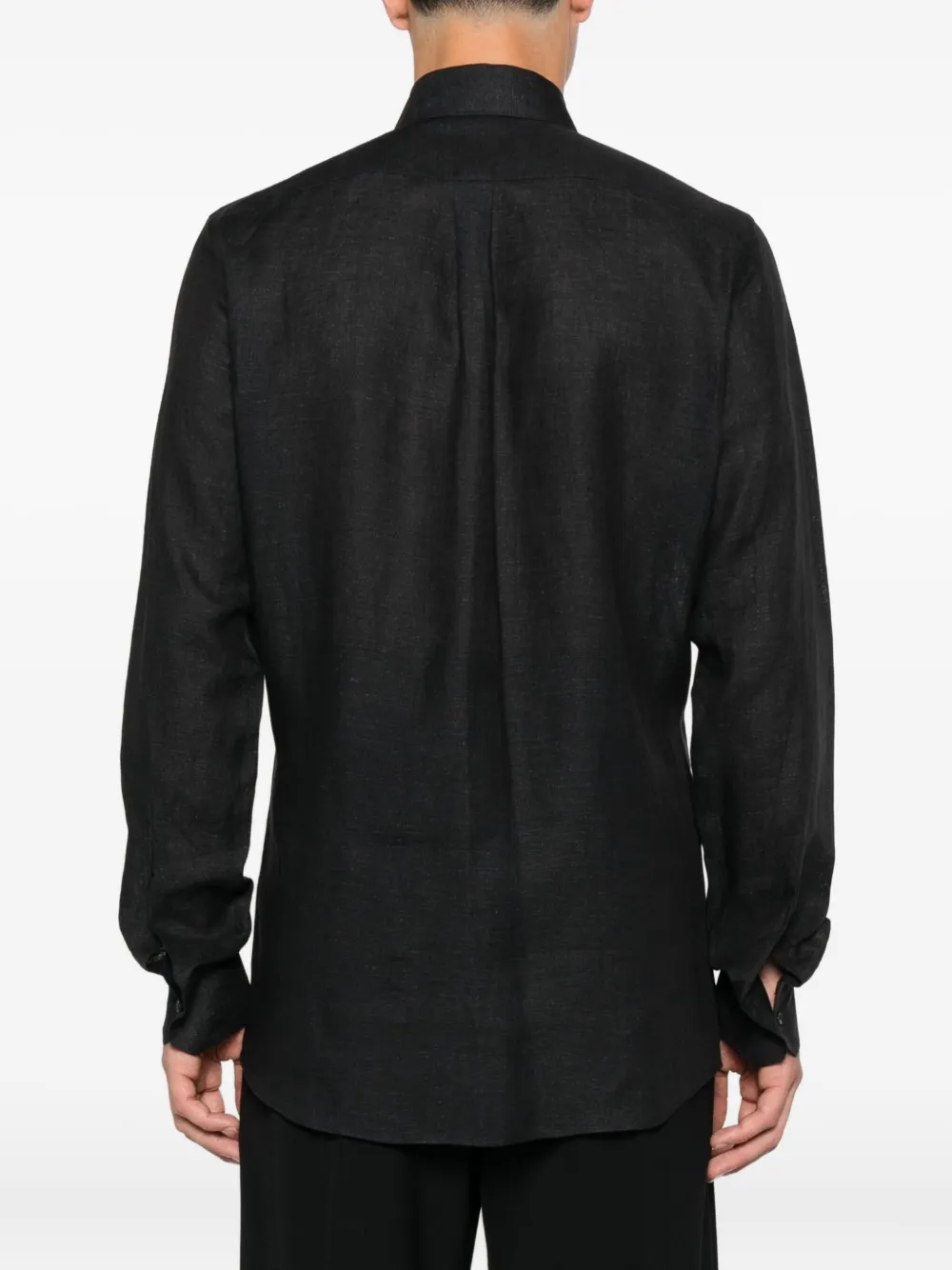 Dolce & Gabbana Overhemd met logodetail Zwart