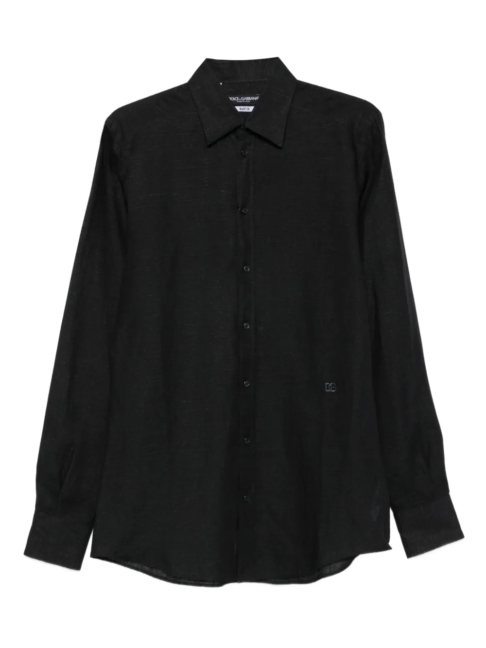 Dolce & Gabbana Overhemd met logodetail Zwart