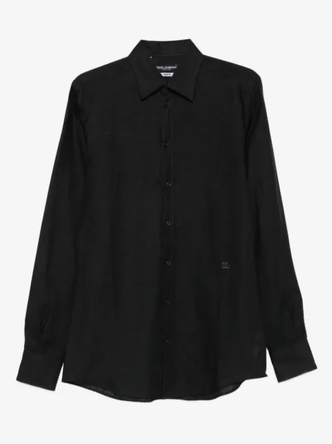Dolce & Gabbana logo-detail long-sleeve shirt