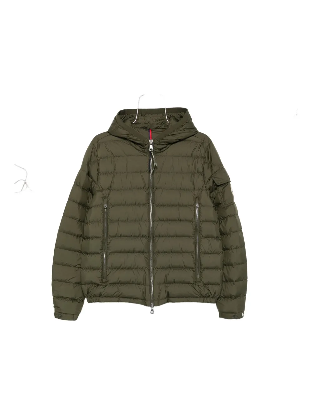 Moncler Galion hooded quilted jacket | Green | Image 1