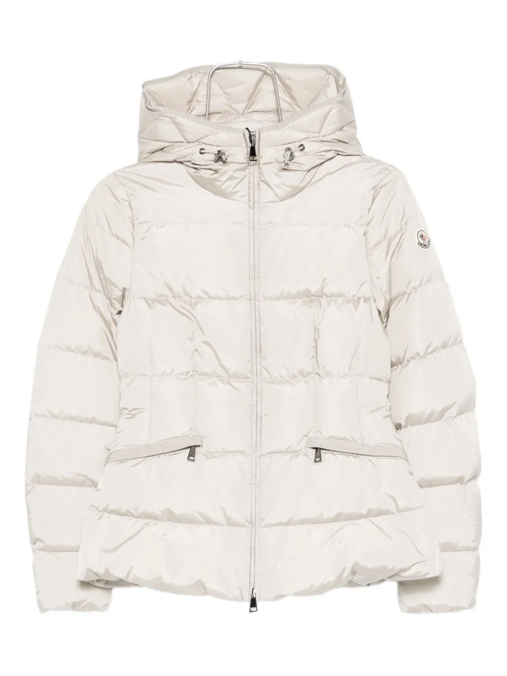 Moncler Avoce hooded quilted jacket Beige