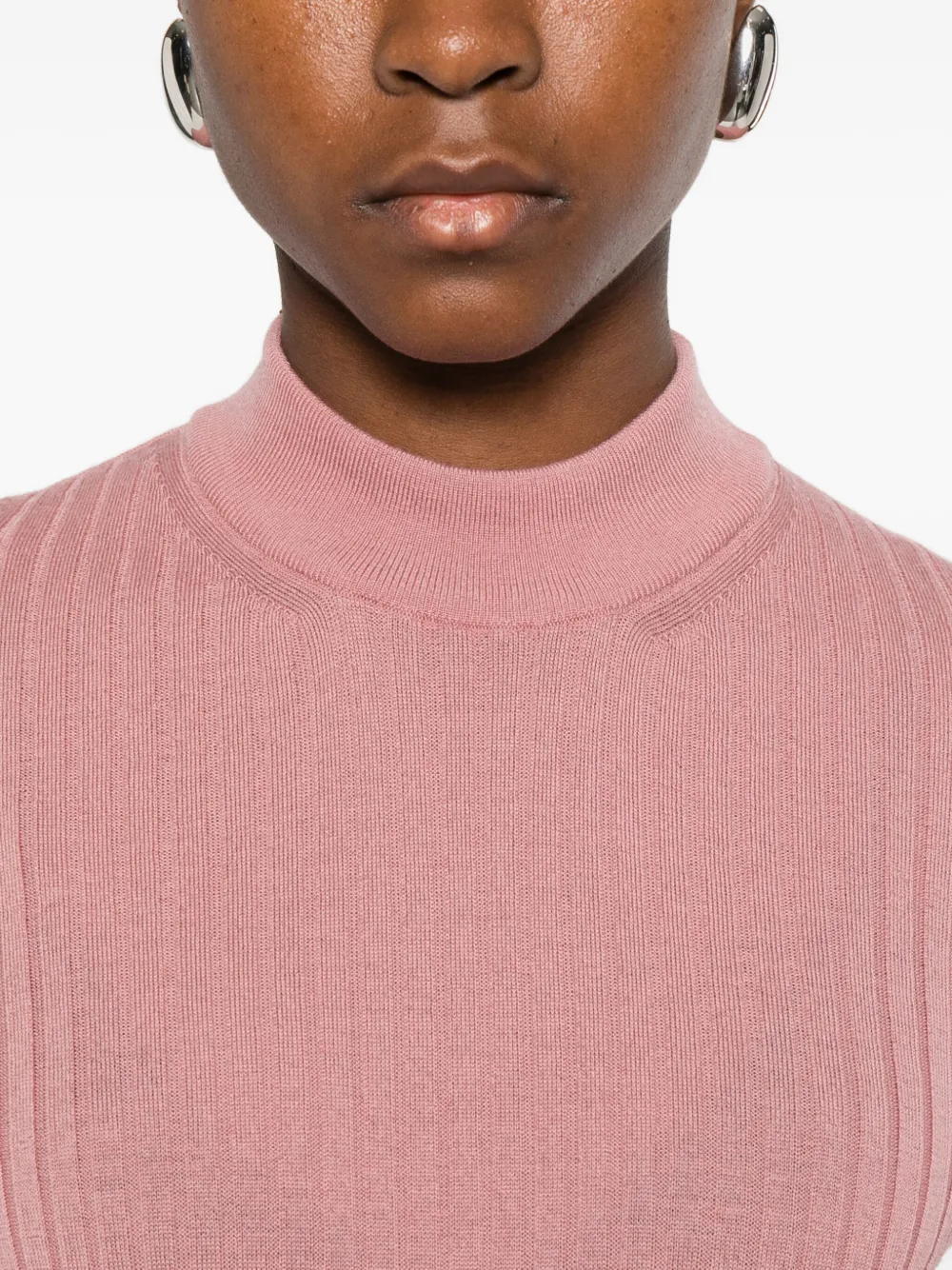 FENDI T-shirt van wolblend Roze