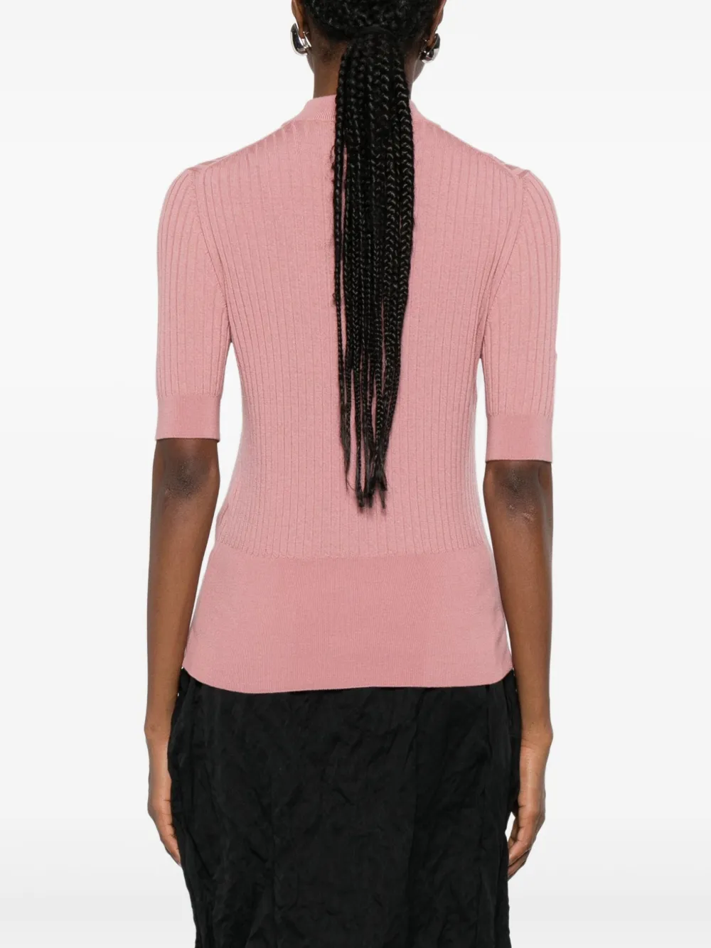 FENDI T-shirt van wolblend Roze