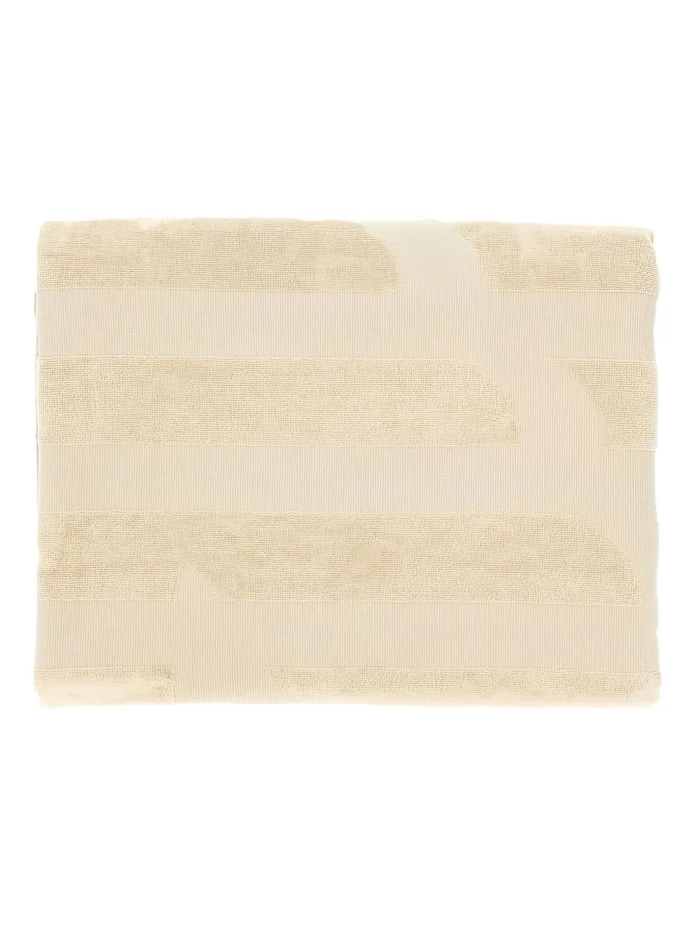 Emporio Armani Eagle-motif beach towel | Neutrals | Image 1