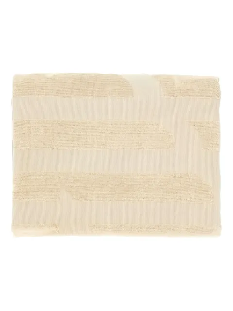 Emporio Armani Eagle-motif beach towel