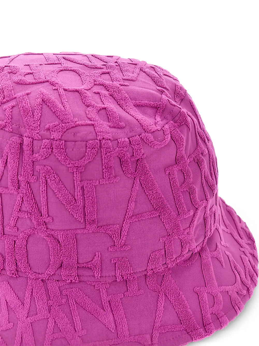 Emporio Armani logo-jacquard bucket hat - Roze