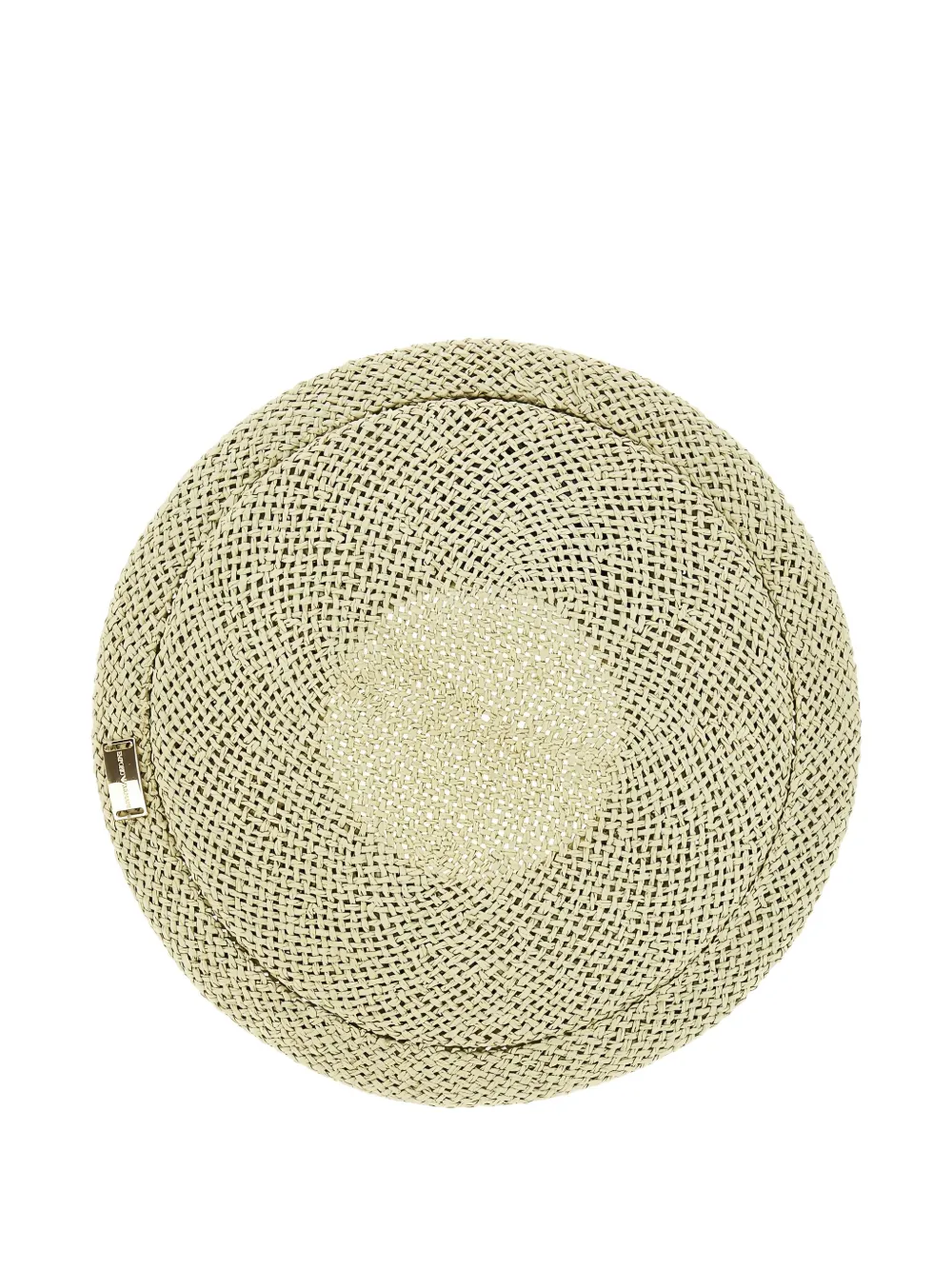 Emporio Armani raffia hat U6195 KHAKI