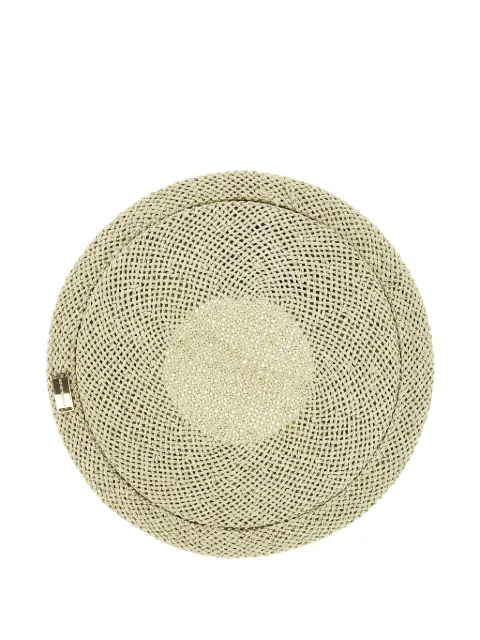 Emporio Armani raffia hat