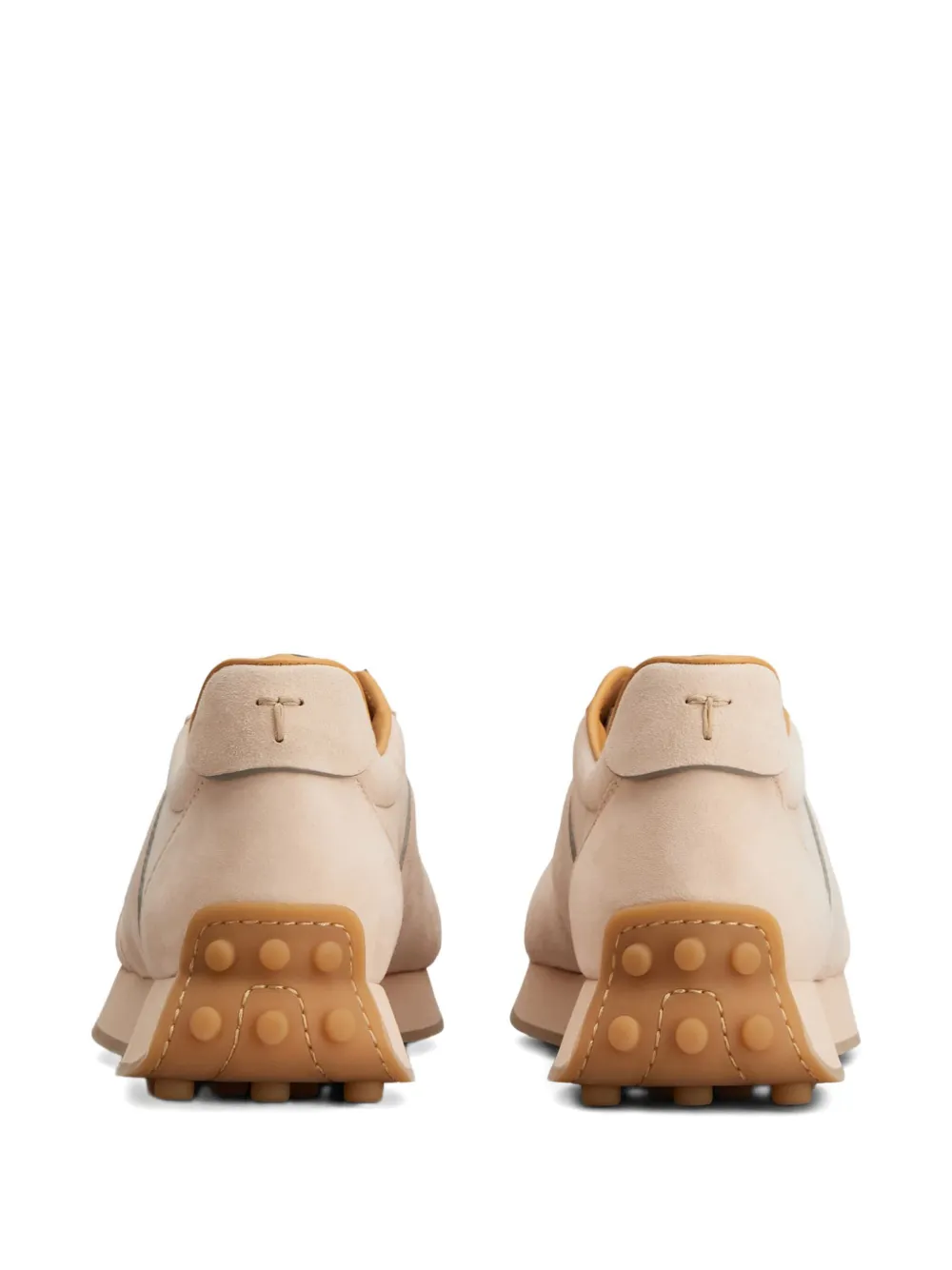 Tod's suede leather lace-up shoes Pink
