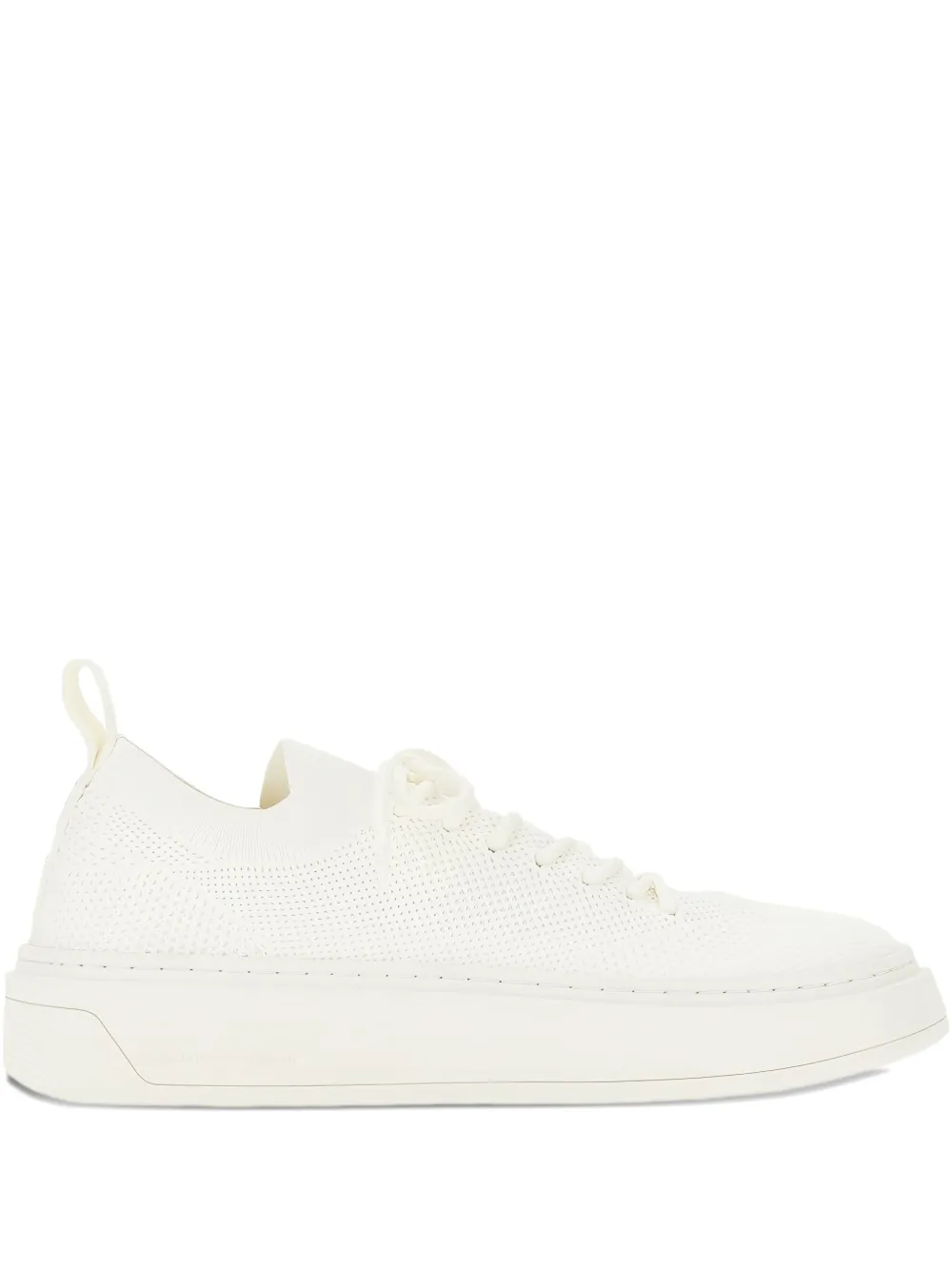 Emporio Armani knitted sneakers White