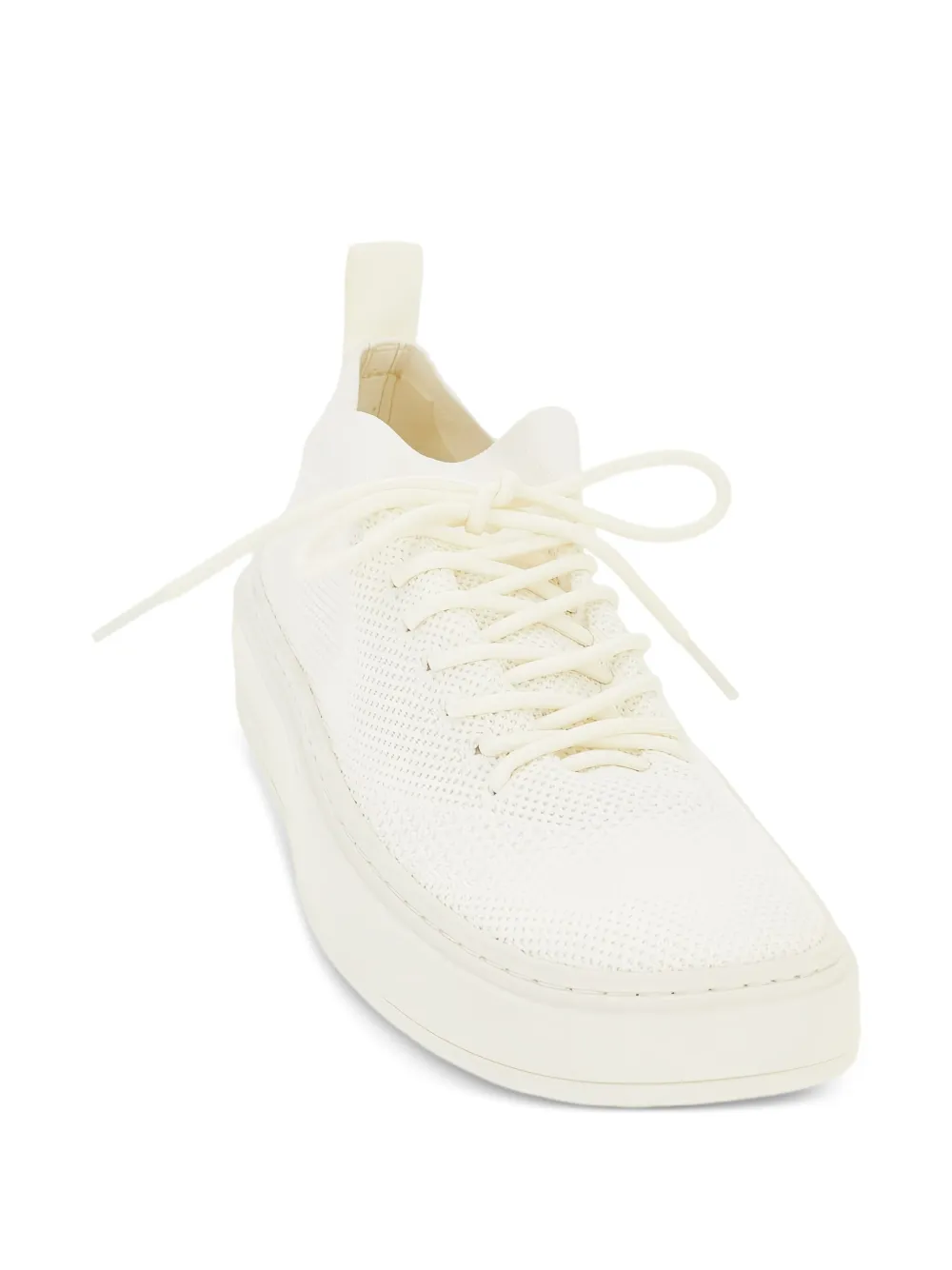 Emporio Armani knitted sneakers White