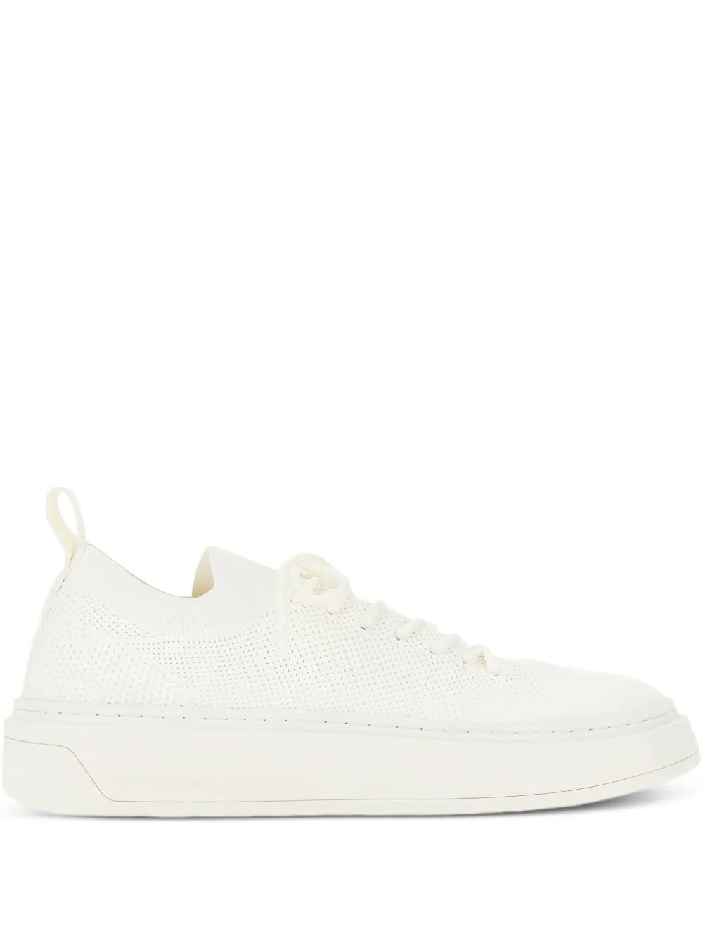 Emporio Armani knitted sneakers White