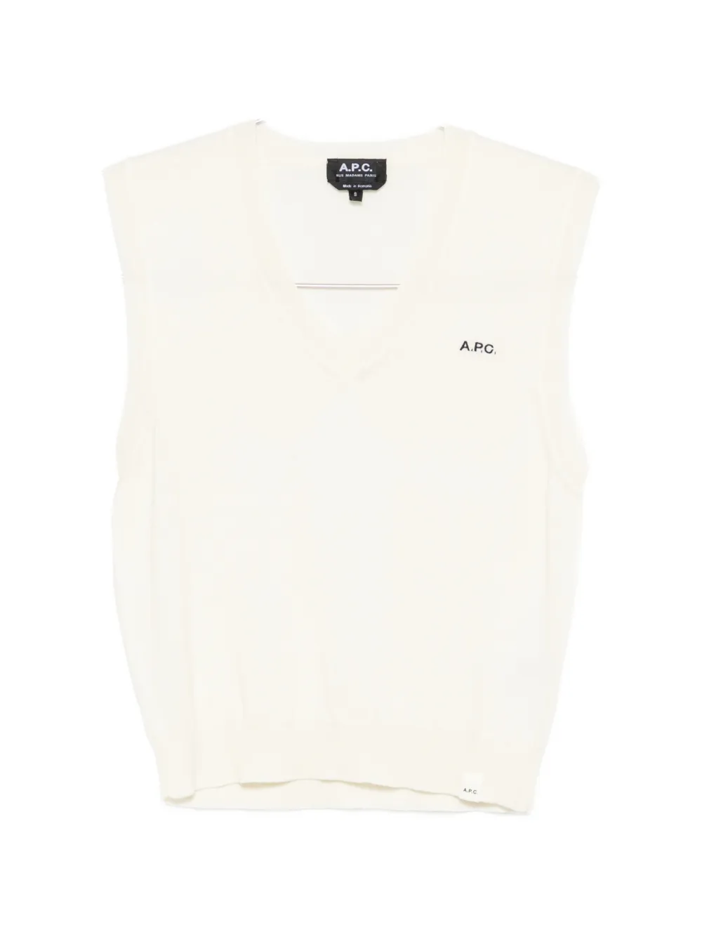 A.P.C. logo vest - Toni neutri