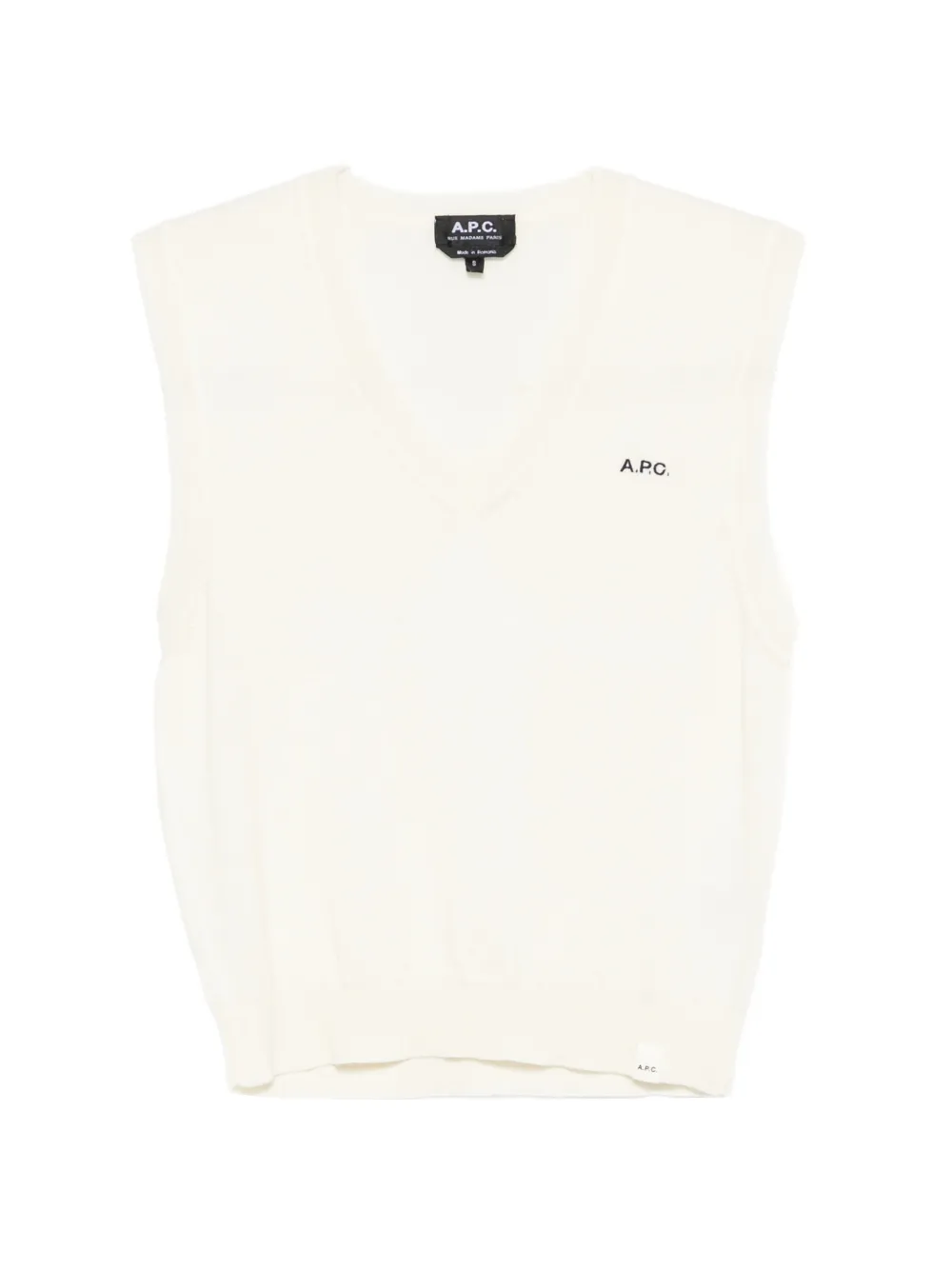 A.P.C. logo vest - Toni neutri