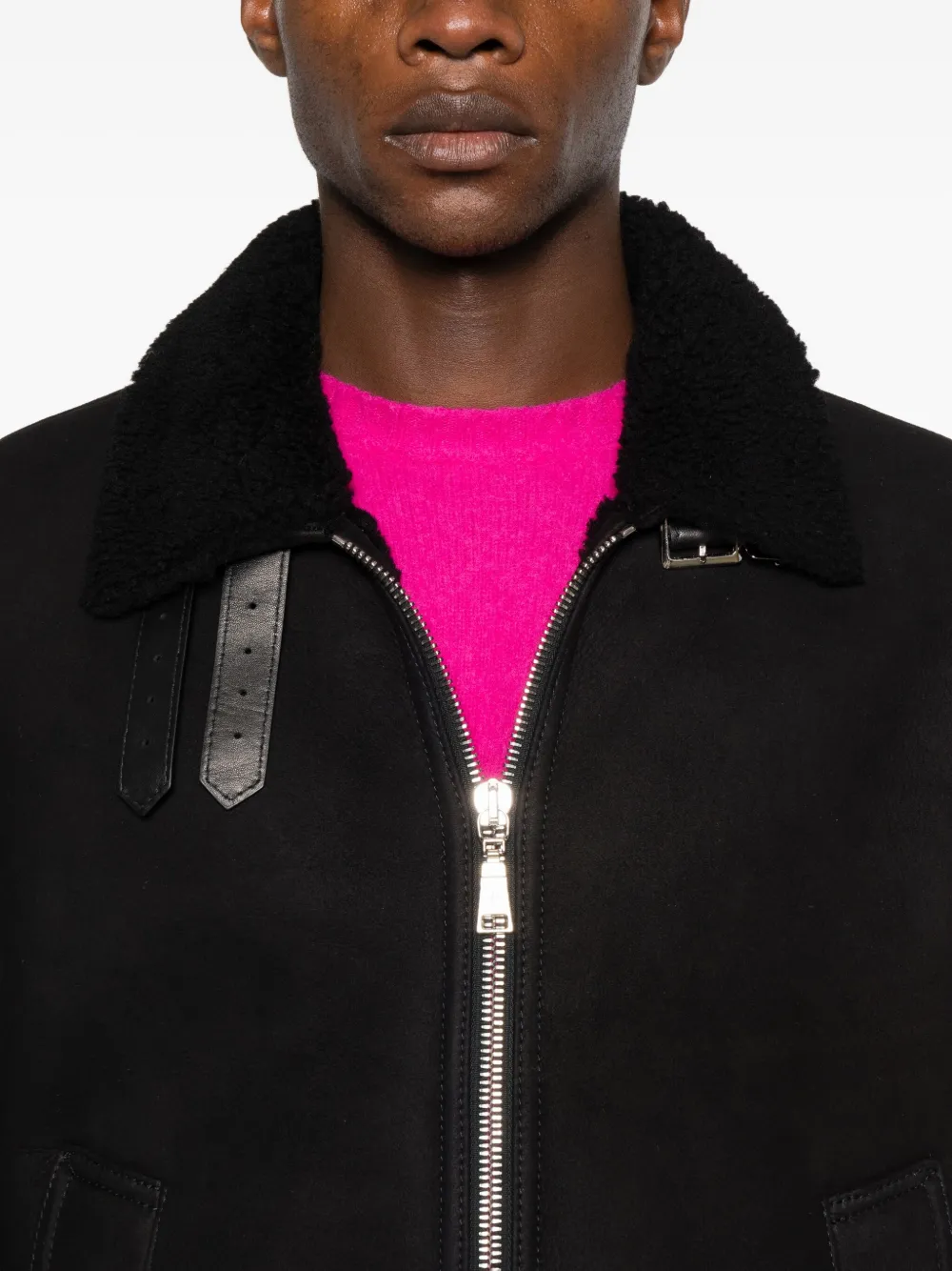 Tagliatore Bomberjack met rits Zwart