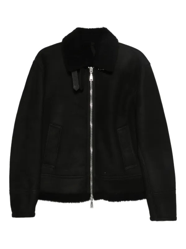 Tagliatore ジップアップ ボンバージャケット | ブラック | FARFETCH JP