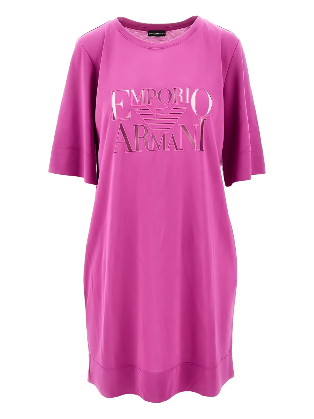 Emporio Armani Mini-jurk met logoprint Roze