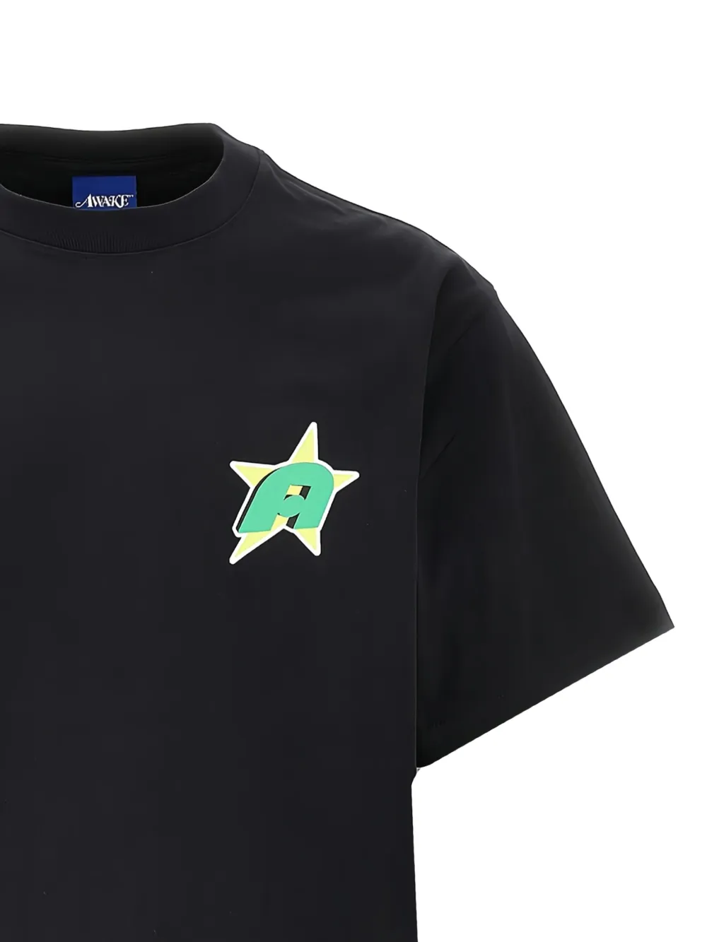 Awake NY cotton T-shirt - Zwart