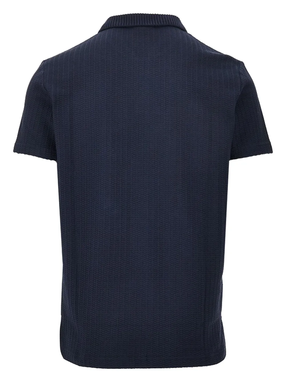Emporio Armani Katoenen poloshirt - Blauw