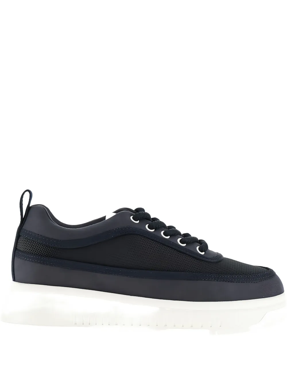 Emporio Armani knurled-sole mesh sneakers Blue