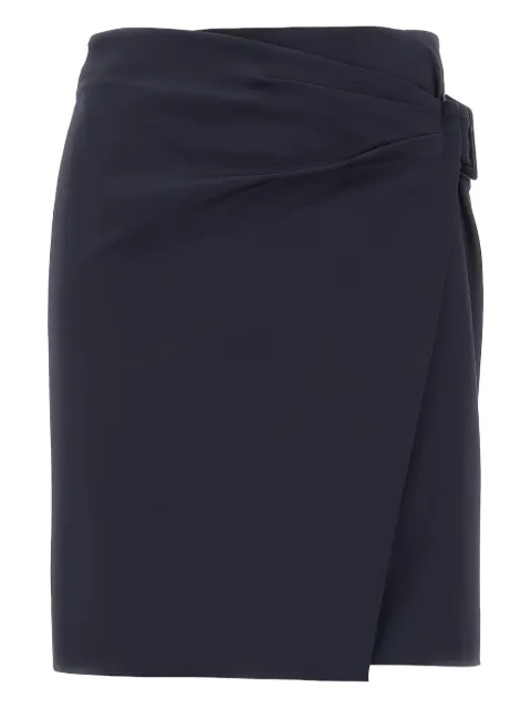 Emporio Armani panelled wrap skirt