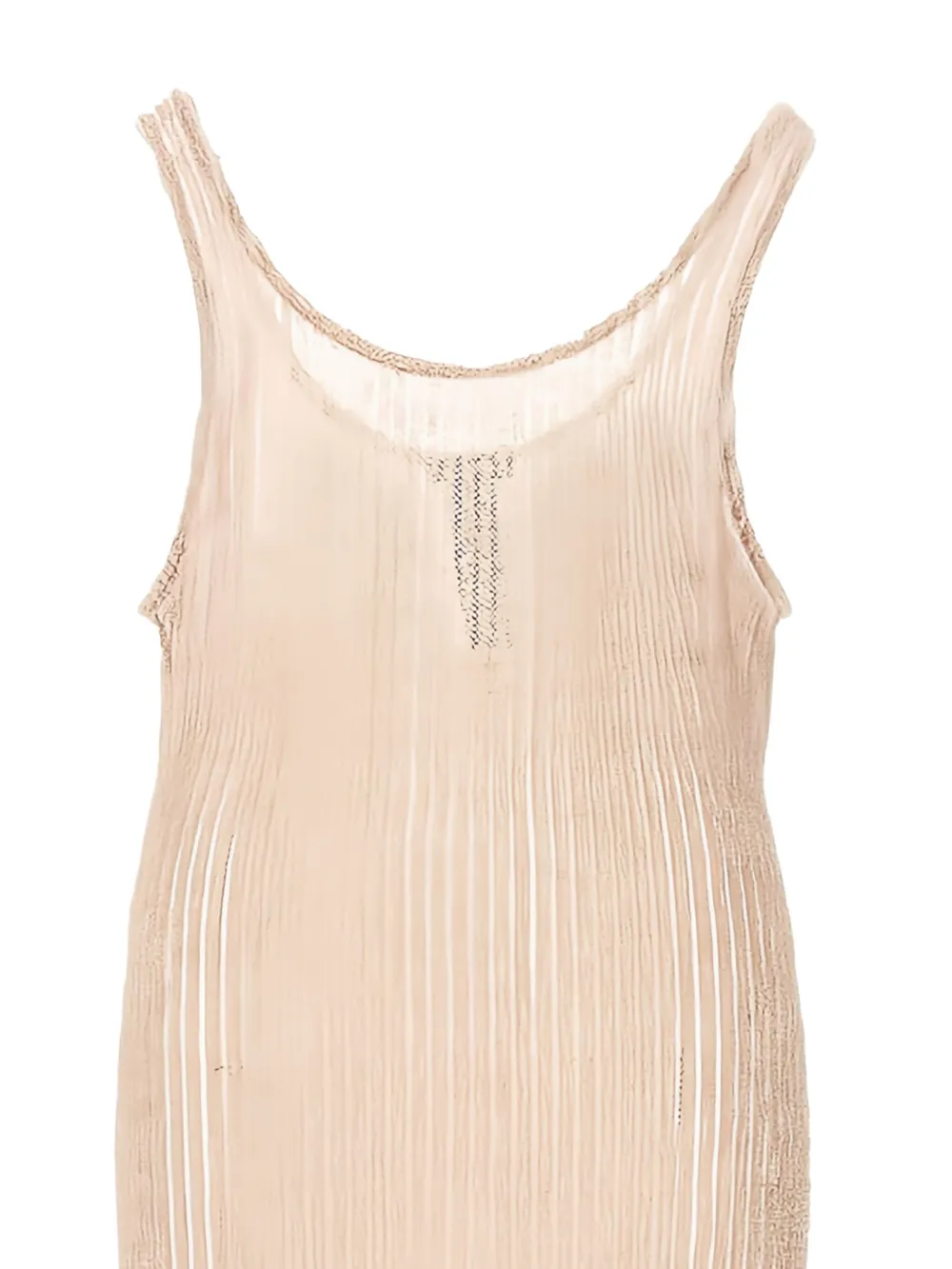 Emporio Armani Geribbelde maxi-jurk - Roze