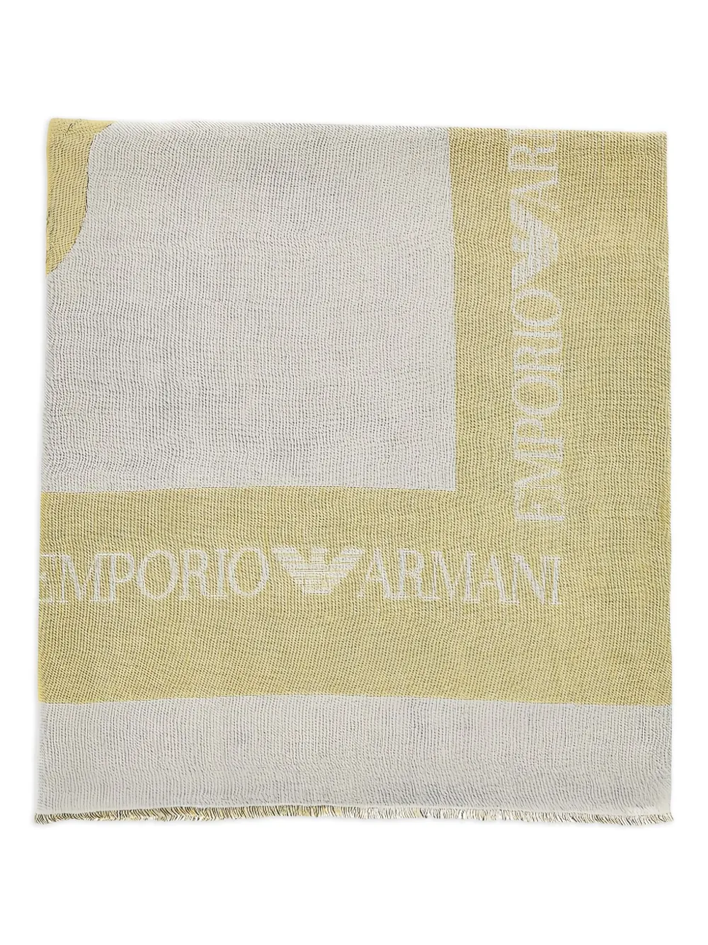 Emporio Armani logo-jacquard scarf | Image 2