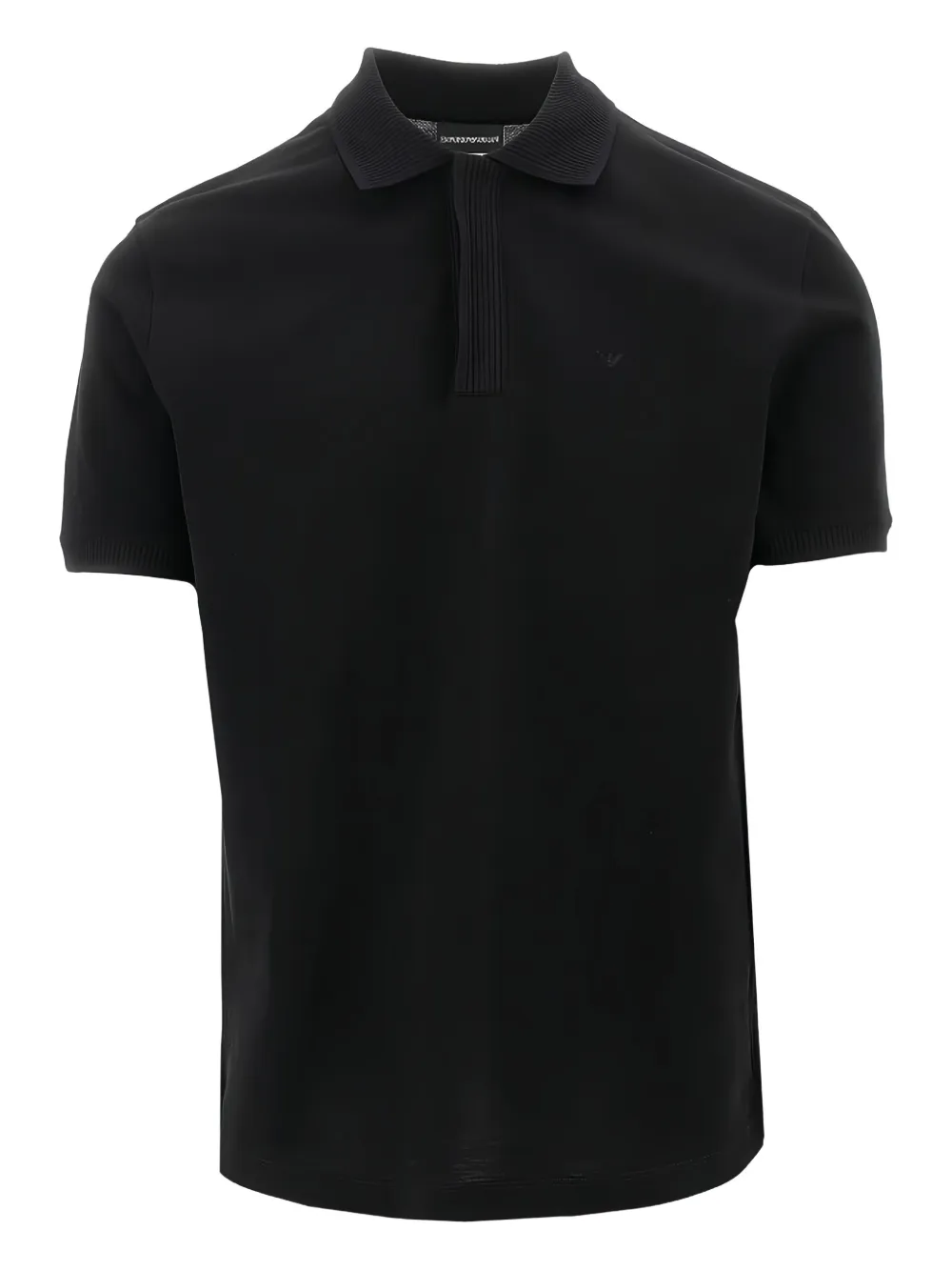 Emporio Armani Katoenen poloshirt Zwart