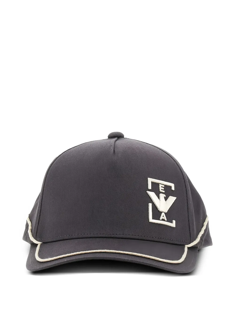 Emporio Armani Honkbalpet met geborduurd logo Grijs