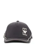 Emporio Armani embroidered-logo baseball cap - Grey