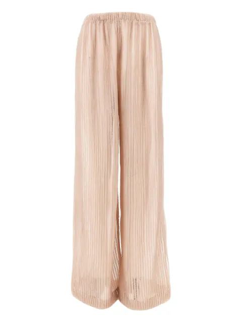 Emporio Armani pantalones anchos de lurex