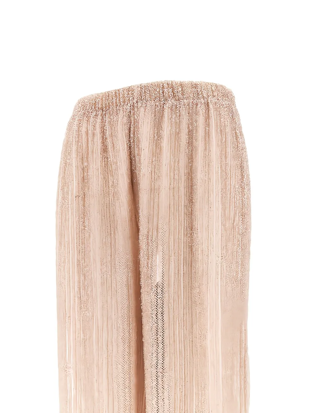 Emporio Armani Lurex broek met wijde pijpen - Roze